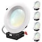 Luxrite 8 Inch Commercial LED Recessed Downlight 3 CCT Selectable 16/21/27W 1600/2100/2700LM Dimmable 4-Pack LR23959-4PK - alternate 1